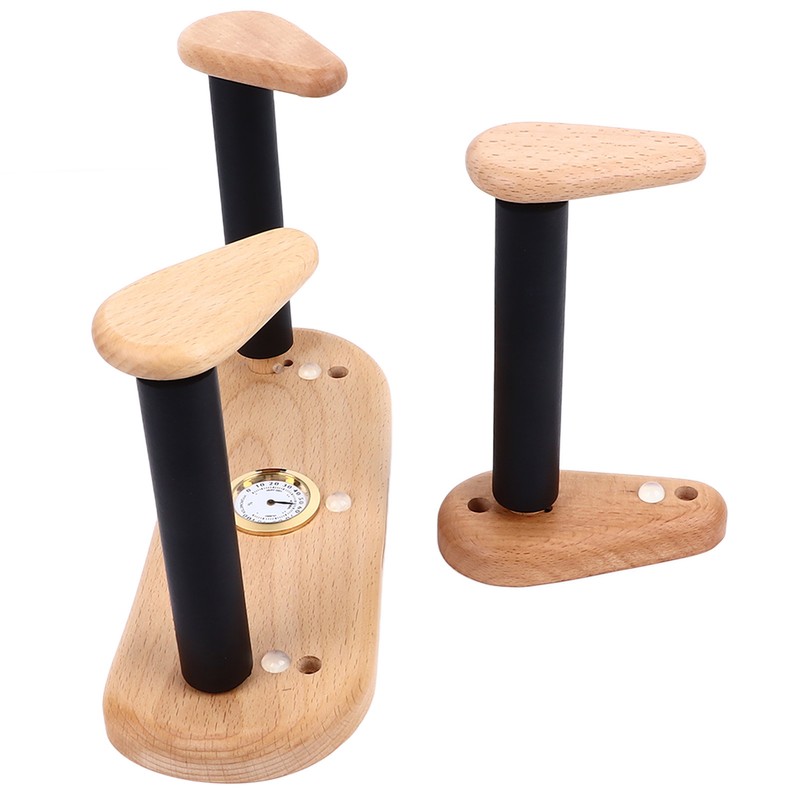 Wood Electric Guitar Wall Mount Horizontal Universal Space Saving Split