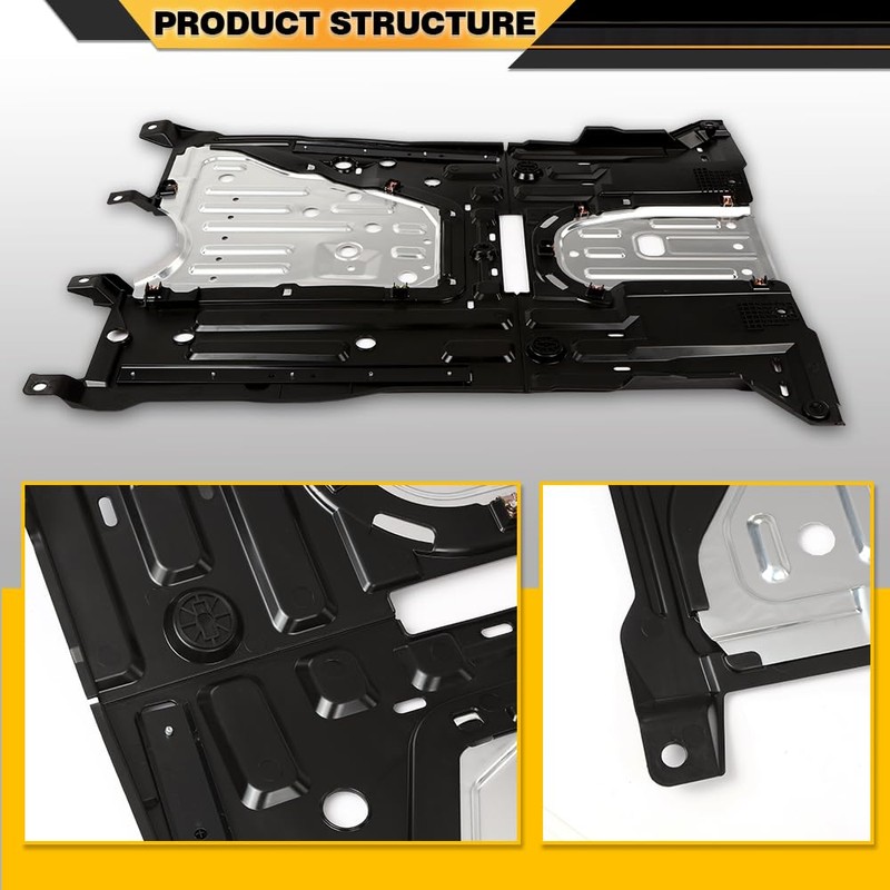 CNNELL Front Center Engine Lower Undercar Shield Compatible with Honda