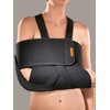 RO + Ten m8412 Immobiliser for Arm and Shoulder with Bag Removable Bow Black