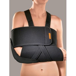 RO + Ten m8412 Immobiliser for Arm and Shoulder with Bag Removable Bow Black