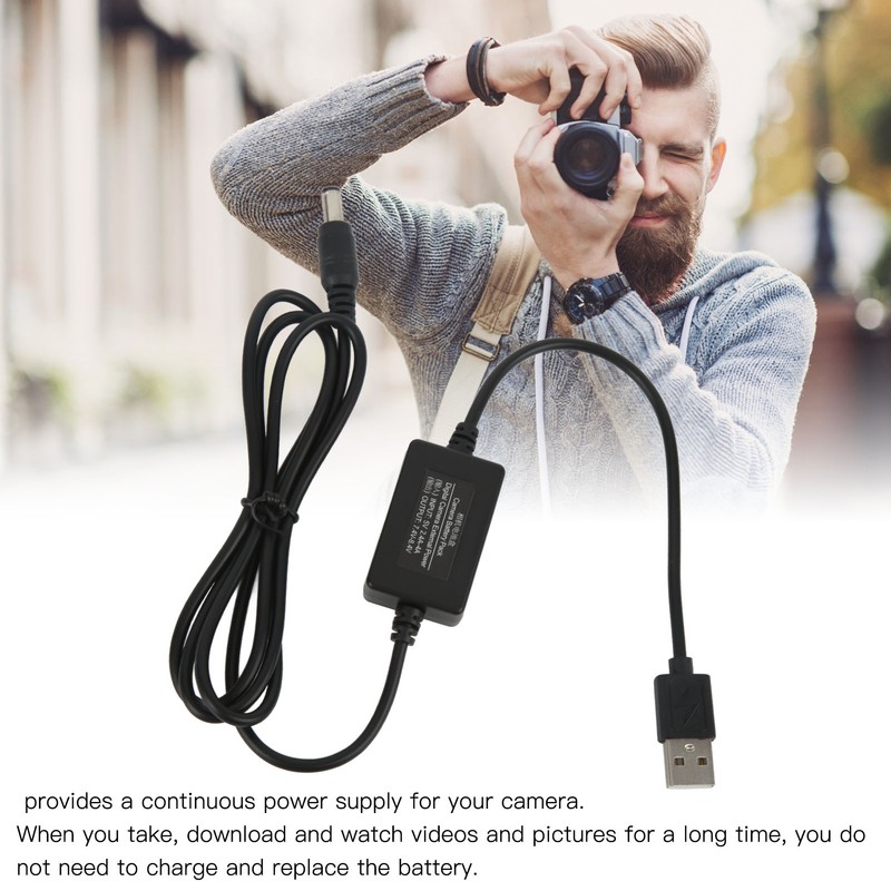 1.2m USB 5V to DC 8V Voltage Booster Cable Step
