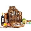 Apollo Walker Picnic Backpack Bag for 4 Person with Cooler