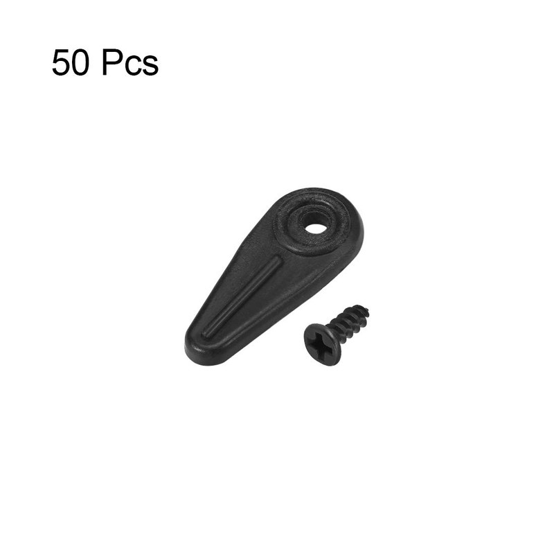 uxcell Frame Turn Button, 3/4" Plastic Indicator Shape with Screws