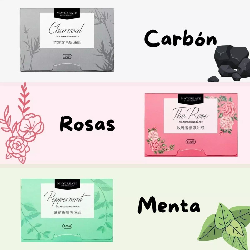 Veraly Papel Facial Absorbente De Grasa Elimina Brillo Portatil 1pz