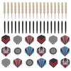 18 Pcs Professional Steel Tip Darts Flight Steel Tip Dart