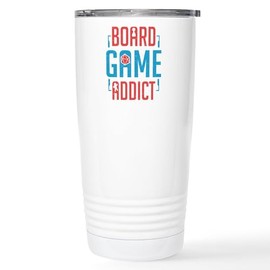 CafePress Tabletop Gaming Board Game Addict Boardgame G Mugs 20 oz. Insulated Stainless Steel Coffee Tumbler