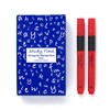 Study Time Triangular Handwriting Pens - Black (Pack of 12)
