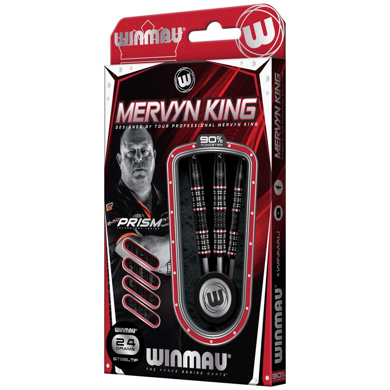WINMAU Mervyn King Special Edition 24 Gram Professional Steeltip Tungsten
