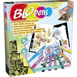Blopens - Leisure Set Animal Babies - Drawings and Colouring - From 5 Years - Lansay