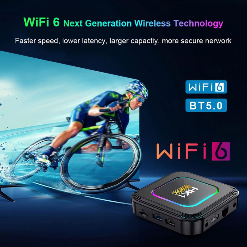 HK1 RBOX K8 Android 13.0 Smart TV Box RK3528 Quad-core
