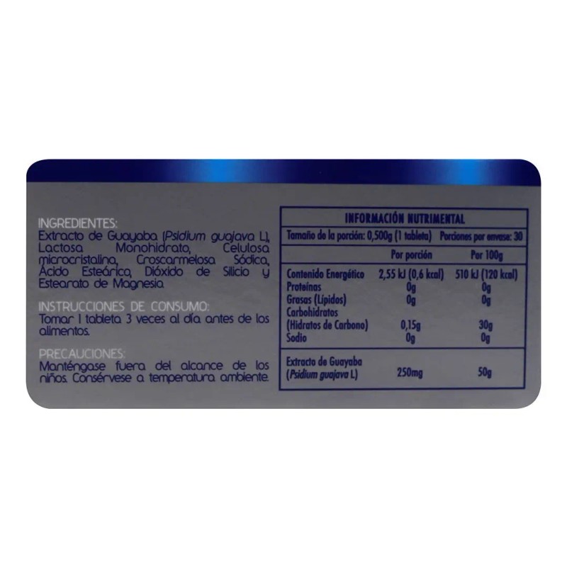 Queryaba Suplemento Alimenticio Tabletas 500 Sabor Guayaba