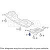 Rexka 10pcs Fender Liner Screws for Nissan Infiniti 01454-N5061 Cube