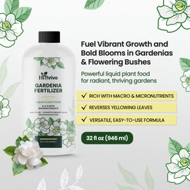 Gardenia Fertilizer for Vibrant Growth & Fragrant, Beautiful Blooms, 32oz