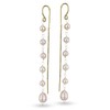 AeraVida Elegant Pink Cultured Freshwater Pearl Silver Dangle Earrings| Earrings