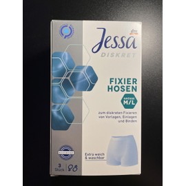 Jessa Discreet Fixation Pants for Incontinence Size M/L, Pack of 3