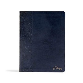 CSB Spurgeon Study Bible, Navy Leathertouch