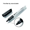 Volcanics Black Dry Erase Markers Low Odor Fine Whiteboard Markers