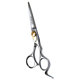 Nixcer Hair Cutting Scissors -Sharp Razor Edge Blade Hair Shears Series - 6.5" with Fine Adjustment – Stainless Steel Hair Scissors Professional for Men, Women & Babies (Silver)