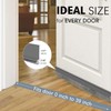 2 Pack Under Door Draft Stoppers with Brush, Door Soundproofing