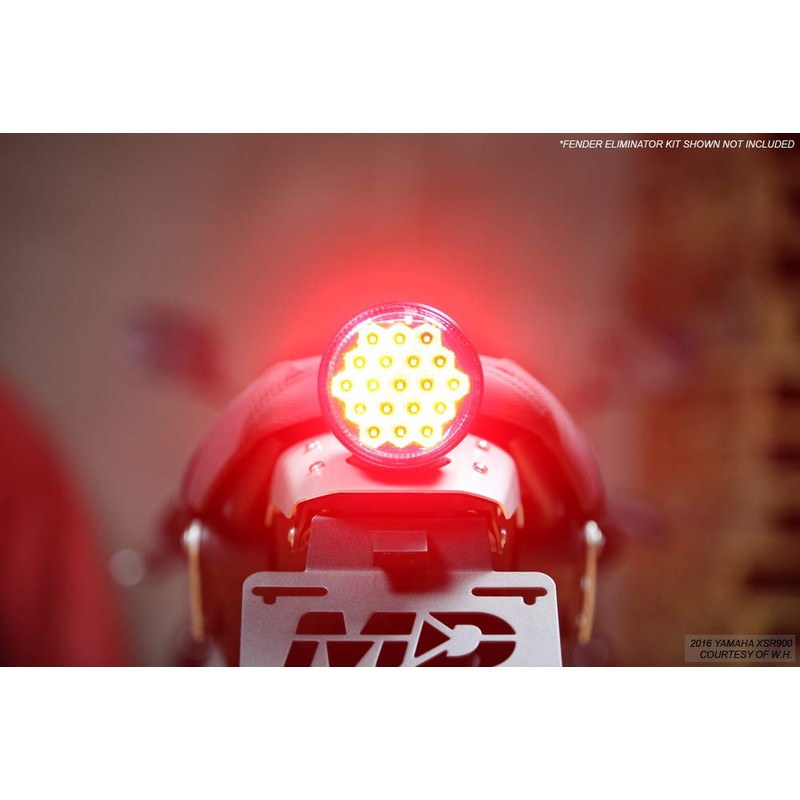 Integrated Sequential LED Tail Lights Clear Lens for 2016-2021 Yamaha