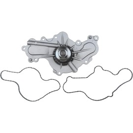 A-Premium Engine Timing Chain Kit + Water Pump W/Tensioner & Gasket [fits DOHC, 6Cyl 3.5L 3.7L] Compatible with Lincoln MKS, MKT, MKX & Mazda CX-9, 6 & Mercury Sable & Ford Taurus, Fusion, Flex, Edge