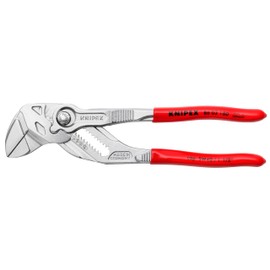KNIPEX - Pliers Wrench, Chrome (86 03 180), Red