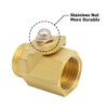 Hooshing 2PCS Garden Hose Shut Off Valve Heavy Duty 3/4"