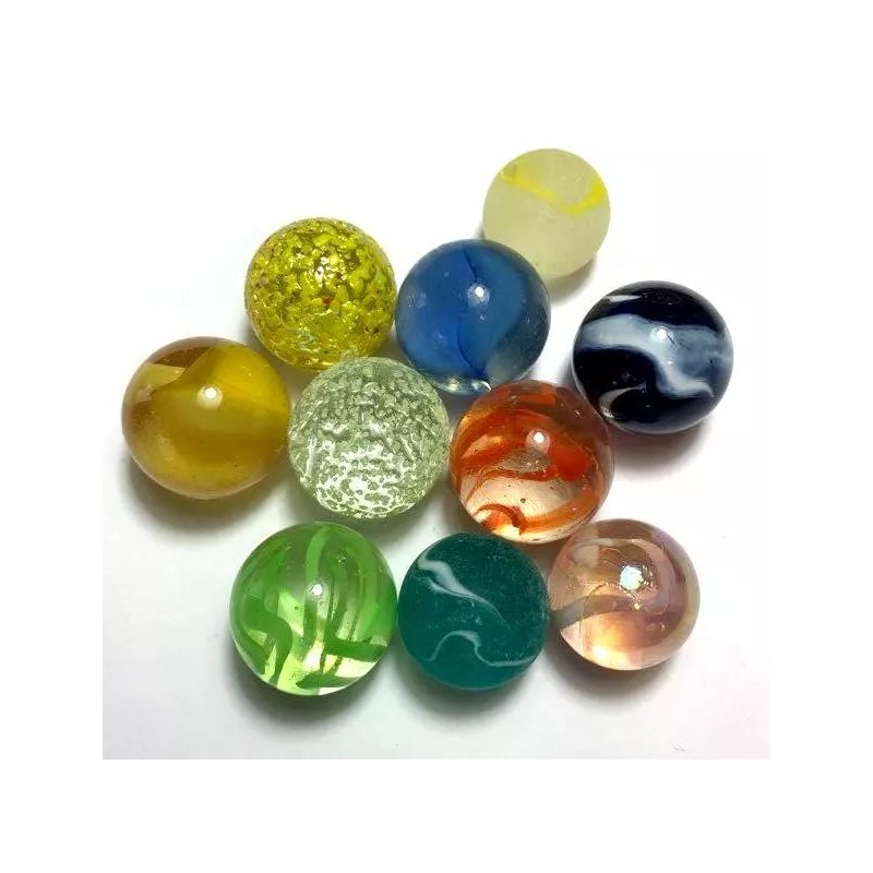 Mega Marble 22/25mm Marbles for Stained Glass Fencing DIY Project