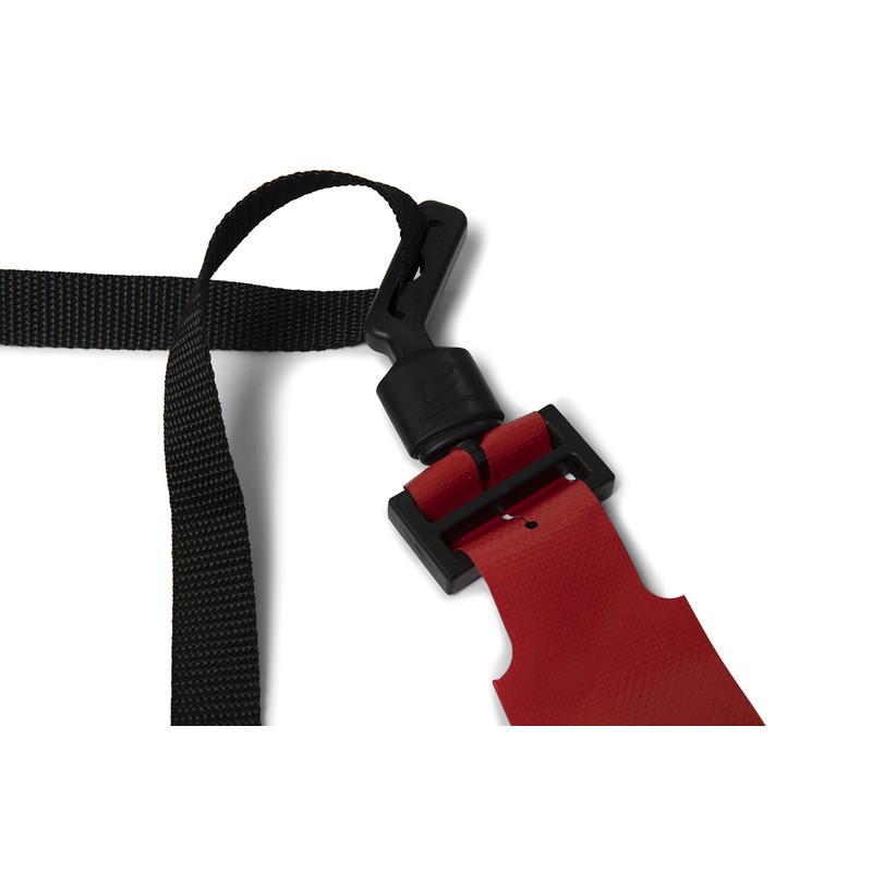 CHAMPRO Quick-Down Pop Football Flag Belt - Each, Scarlet (A108SC)