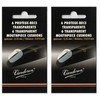 VANDOREN Bandolen Mouthpiece Cushion, Set of 6 (Set of 2) (0.35 mm, 2 x Clear)