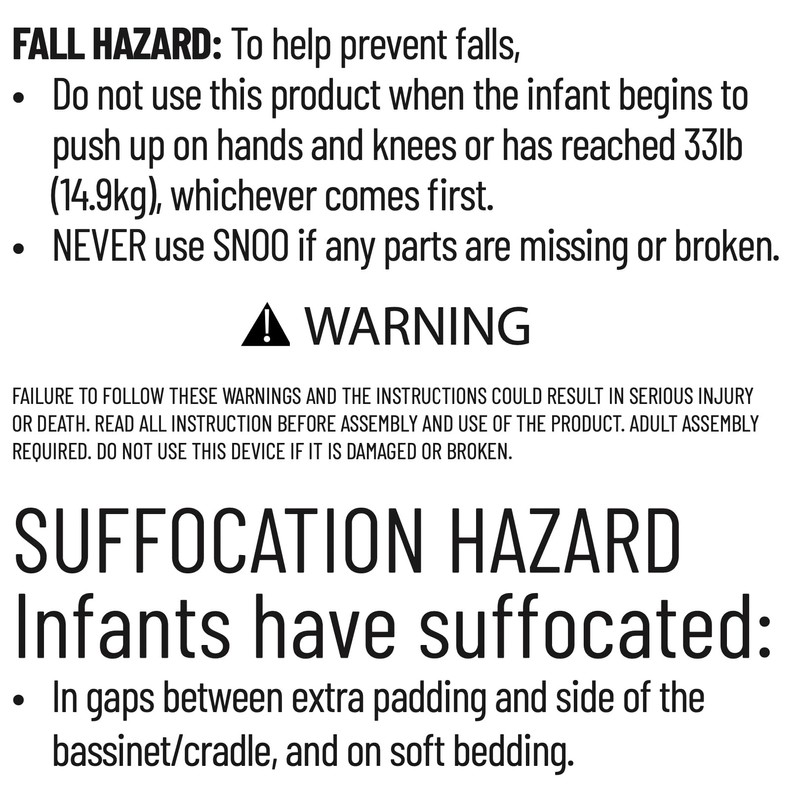 O Rings Replacement Kit for Fixed SNOO Smart Sleeper Bassinet