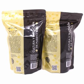 Cafe de Oro de Puerto Rico - Puerto Rican Roasted Coffee Beans by Cafe Oro Puerto Rico Inc - 8.8oz (2 packs)