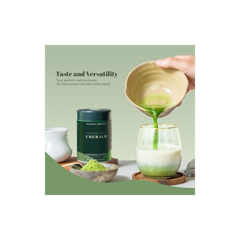 Midori Spring Emerald Ceremonial Matcha Powder - 100g