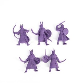 VESELAYA ZATEYA Ancient Hun Warriors Collectible Minifigure Set - 1/32 DND RPG DMS, Themed for Collecting and Painting, Historical Fantasy Battle Reenactment