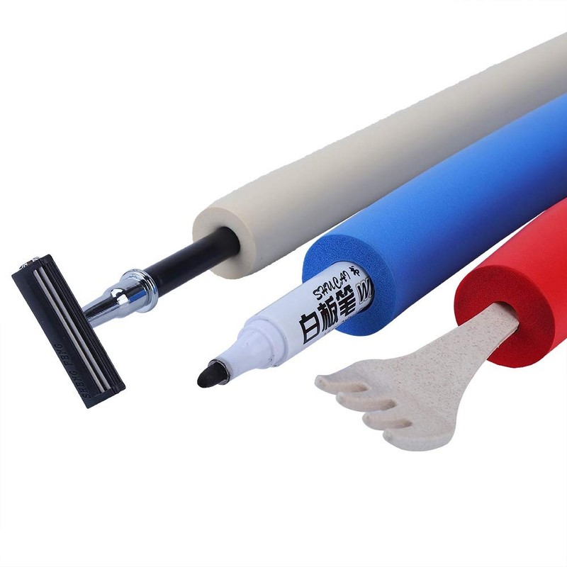 6 Pack Foam Handle Tubes Kitchen Utensil Grip Tools Foam