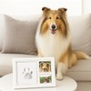Pet Paw Print Photo Frame Kit with Clay - Dog