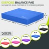 ProsourceFit Exercise Balance Pad, Non-Slip Cushioned Foam Mat & Knee