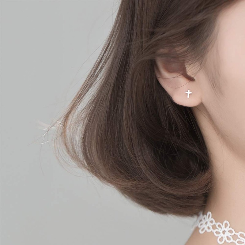 MOBOTECH Stud Earrings, 15 Pair Set, Unisex, Cartilage Earrings, Binaural,