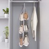 Hanging Handbag Organiser, 1 Pack 6 Pockets Dustproof Wardrobe Storage