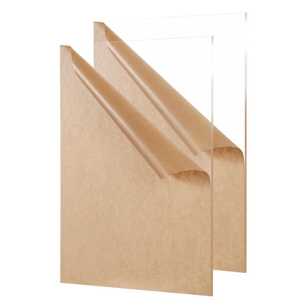 KAITELA Clear Acrylic Sheet 8" x 10" Cast Plexiglass Panel