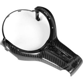 GOTOTOP Cubierta de Fibra de Carbono para Volante de Repuesto Directo con Revestimiento Anti UV, Decoración Interior Ligera para Conductores Deportivos F20 F22 F30 F32 F10 F06 F15 F16 M