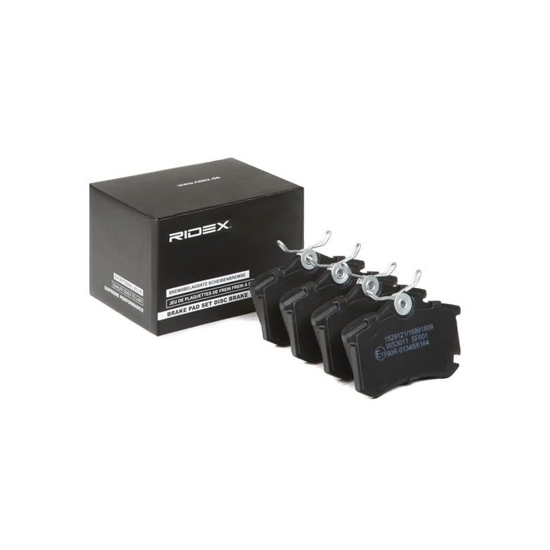 RIDEX Brake Pads Set Brake Blocks Brake Stones Set Rear