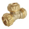 SOMATHERM FOR YOU - Equal Brass T-Piece D20 PE Pipe