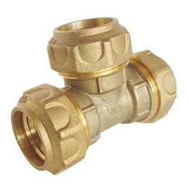 SOMATHERM FOR YOU - Equal Brass T-Piece D20 PE Pipe - External Voltage