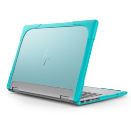 May Chen Case for 14 inch HP Envy X360 2-in1 2.8K Touch-Screen Laptop 2024 Release, Shockproof Super Protective Design Case with TPU Edges Scrach-Resistant Stylist, Blue