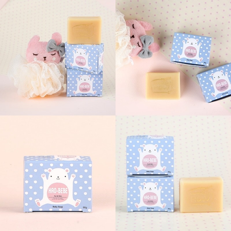 Haobebe Goat Milk Soap Handmade Acne Face Cleansing Soap Strong