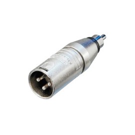 Neutrik NA2MPMM 3 pole XLR male RCA / phono plug