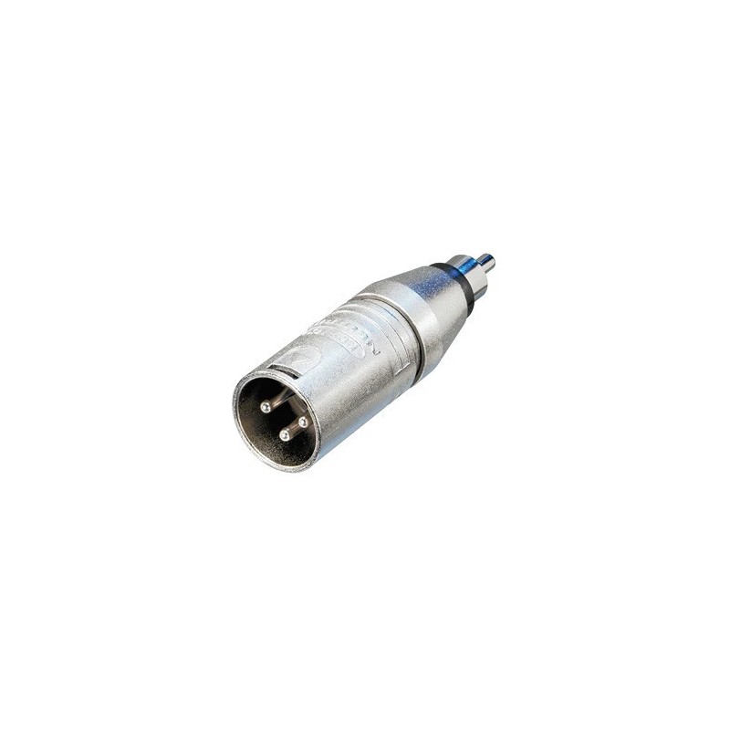Neutrik NA2MPMM 3 pole XLR male RCA / phono plug
