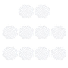 MY MIRONEY 10Pcs Mesh Plastic Canvas Kits Flower Shape Cross Stitch Plastic Canvas Tools Plastic Sheets Embroidery Craft Knit Tools