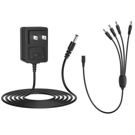 SIOCEN Security Camera Cable 33FT All-in-One BNC Video Power Cables,2-in-1 BNC Extension Wire Cord with BNC Connectors and RCA Adapters for CCTV Camera DVR Surveillance Security System Wiring (Black)